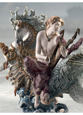 Arion On A Seahorse Sculpture - Limited Edition